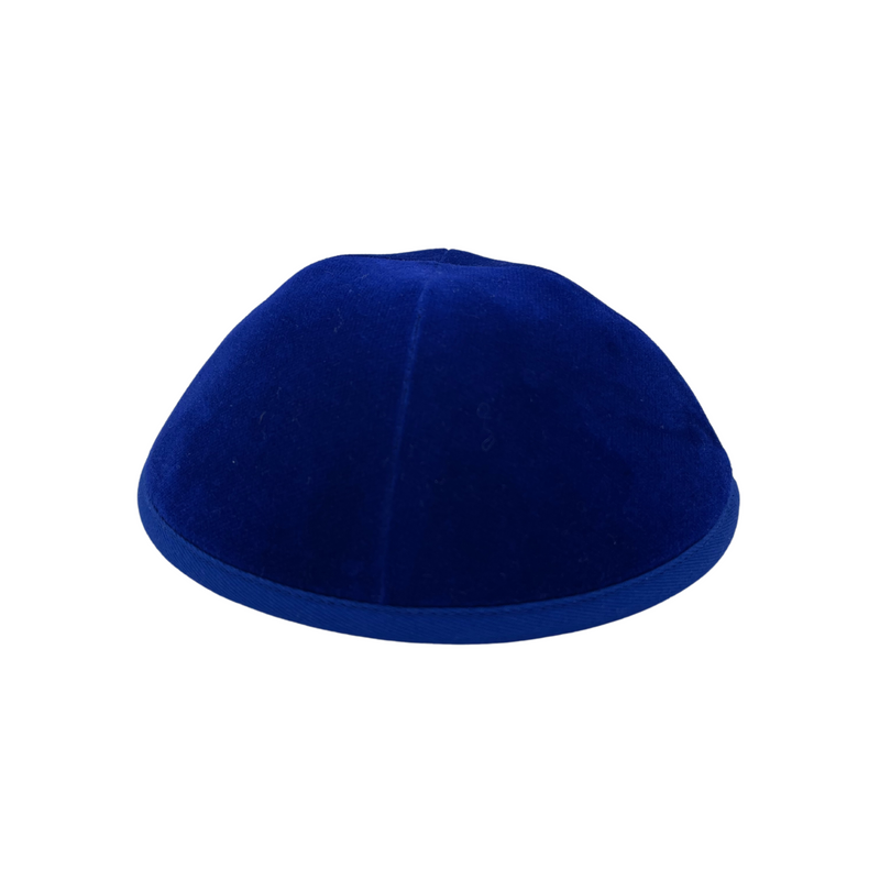 Light Blue Velvet Kippah